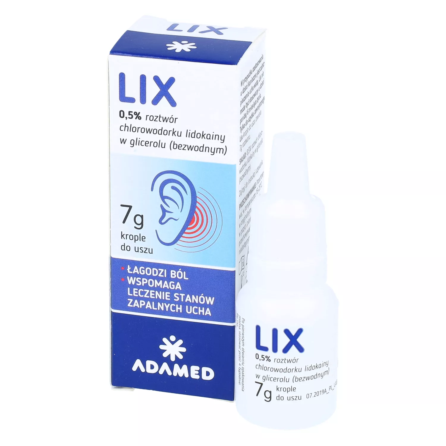 LIX - krople do uszu 0,5%, 7 g  opinie, skad i cena | Apteka Nowa  Farmacja