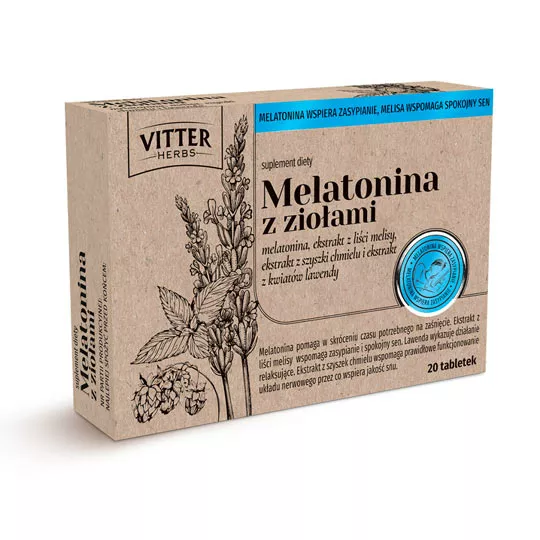 Melatonina z zioami, 20 tabletek  opinie, skad i cena | Apteka Nowa  Farmacja