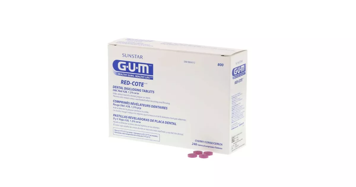 GUM Red Cote Tabletki Wybarwiaj ce Naz bn P ytk Bakteryjn 800 gum-red-cote-tabletki-wybarwiaj-ce-naz-bn-p-ytk-bakteryjn-800