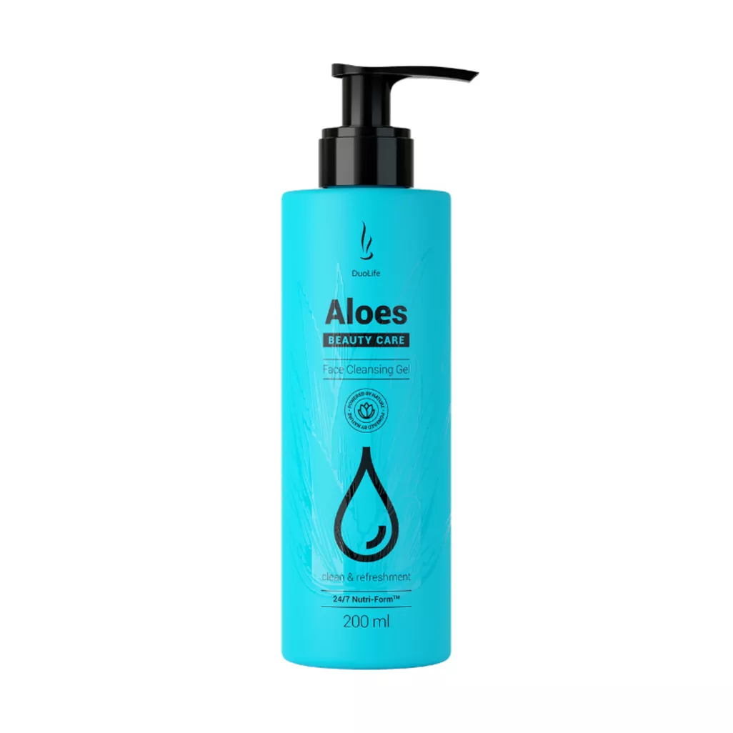DuoLife  Beauty Care Aloes, el do mycia twarzy, 200 ml  opinie, skad i  cena | Apteka Nowa Farmacja