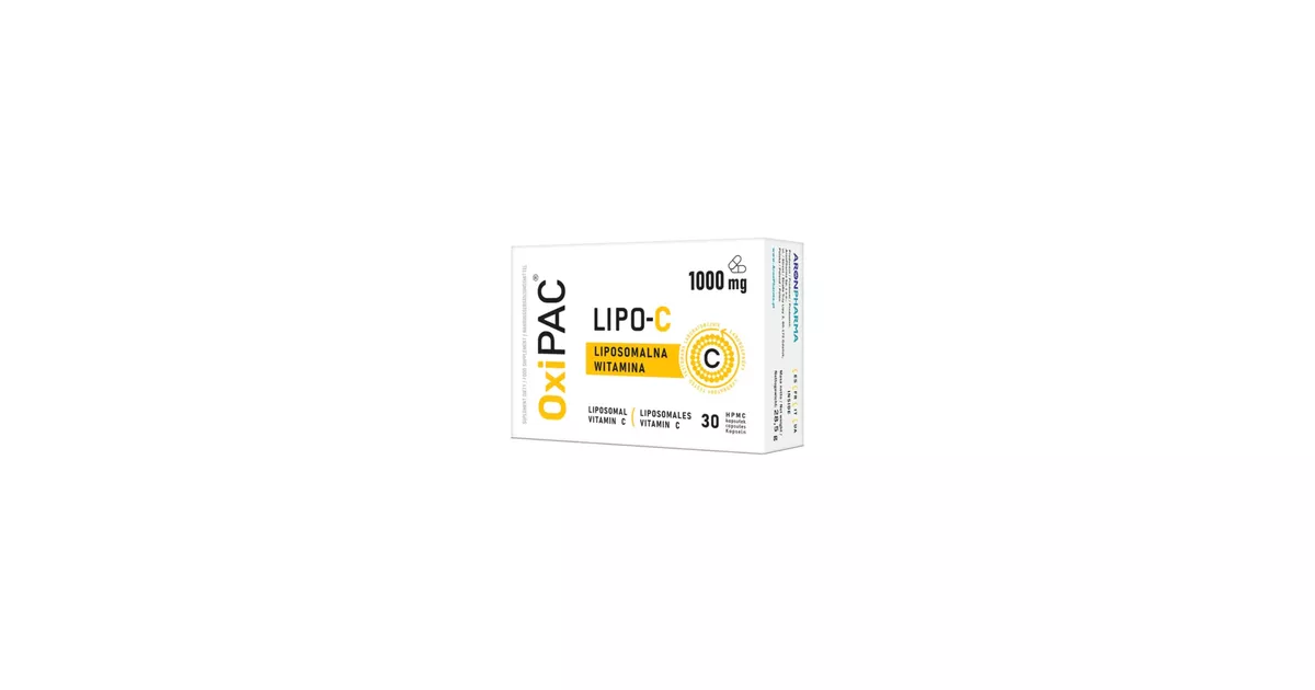 oxipac lipo-c OxiPAC Lipo-C, 30 kapsułek – opinie, skład i cena ✔️| Apteka Nowa Farmacja