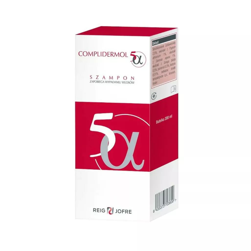 COMPLIDERMOL - szampon zapobiegajcy wypadaniu wosw, 200 ml  opinie,  skad i cena | Apteka Nowa Farmacja