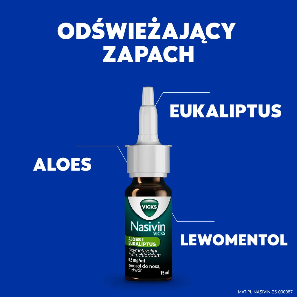 Nasivin Sinex Aloes i Eukaliptus,0,5mg/ml, aerozol do nosa, 15 ml  opinie,  skad i cena | Apteka Nowa Farmacja