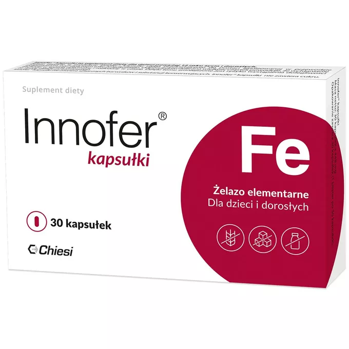 Innofer, 30 kapsułek – opinie, skład i cena ️| Apteka Nowa Farmacja