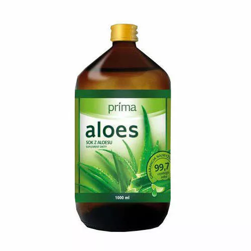 ALOES prima - sok z aloesu, 1000 ml  opinie, skad i cena | Apteka Nowa  Farmacja