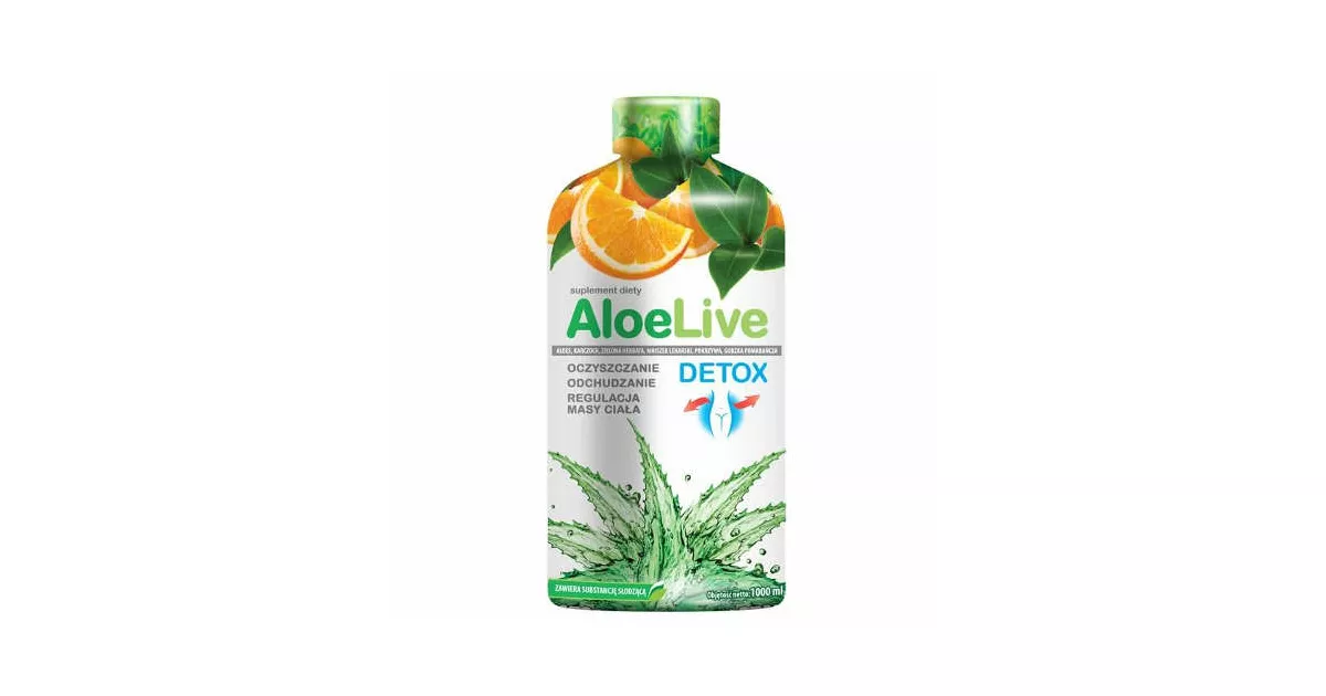 AloeLive DETOX - sok z aloesu, 1000 ml  opinie, skad i cena | Apteka  Nowa Farmacja