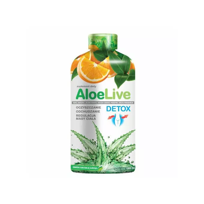 AloeLive DETOX - sok z aloesu, 1000 ml  opinie, skad i cena | Apteka  Nowa Farmacja