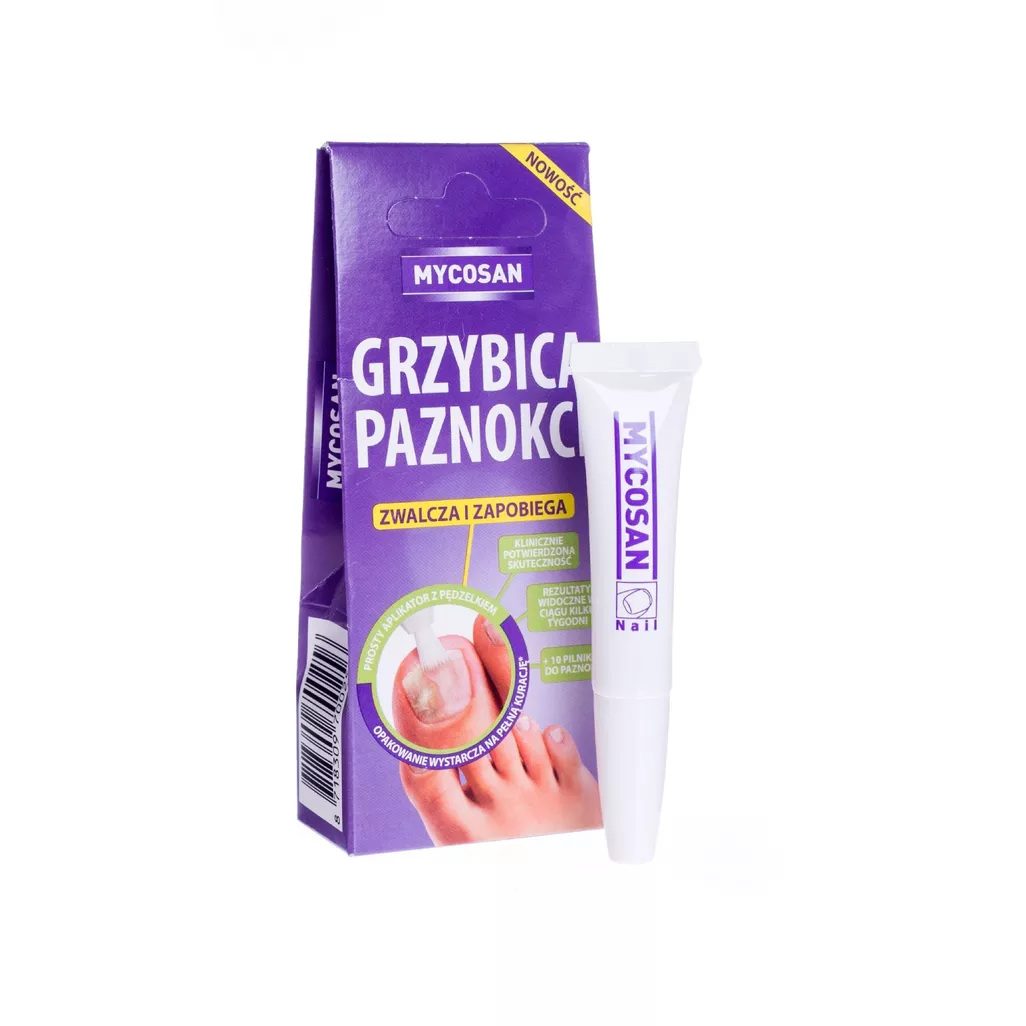 MYCOSAN - serum do zwalczania i zapobiegania grzybicy paznokci, 5 ml   opinie, skad i cena | Apteka Nowa Farmacja