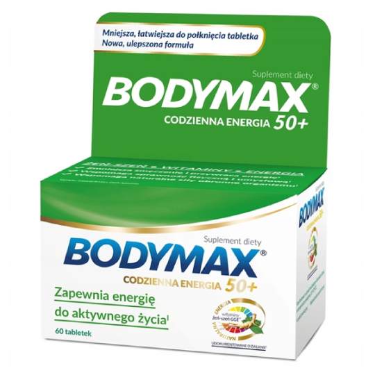 Bodymax 50+ - tabletki, 60 sztuk – opinie, skład i cena ️| Apteka Nowa ...