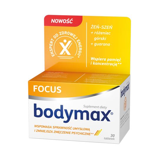 Bodymax Focus - tabletki, 30 sztuk – opinie, skład i cena ️| Apteka ...