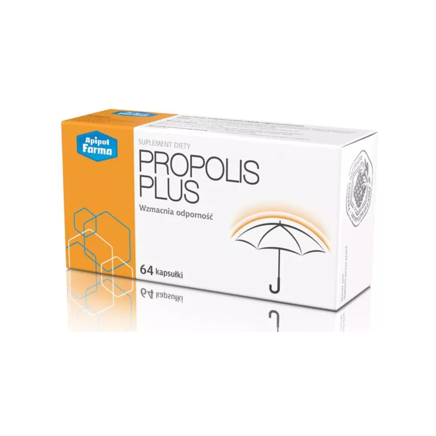 Propolis Plus Propolis Plus, 64 kapsułki – opinie, skład i cena ️| Apteka Nowa Farmacja