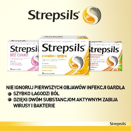Produkty strepsils w Aptece Internetowej Nowa Farmacja