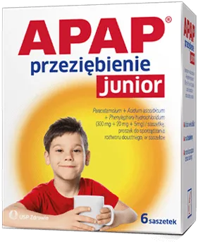Opakowanie APAP przeziębienie Junior