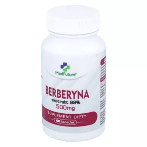 MedFuture Berberyna Esktrakt 98% 500 mg, 60 kapsułek