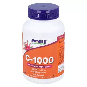NOW FOODS, C-1000 Antioxidant Protection ,witamina C z dziką różą i bioflawonoidami, 100 tabletek