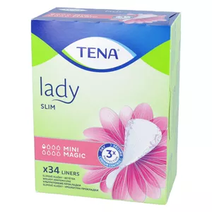 TENA Lady Slim Mini Magic - wkładki anatomiczne, 34 sztuki