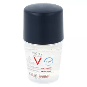 Vichy Homme - antyperspirant w kulce dla mężczyzn przeciw plamom, 48 h, skóra wrażliwa, 50 ml