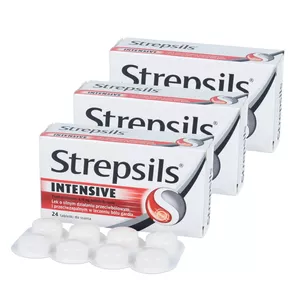 ZESTAW: 3 x Strepsils Intensive 8,75 mg, 24 tabletki