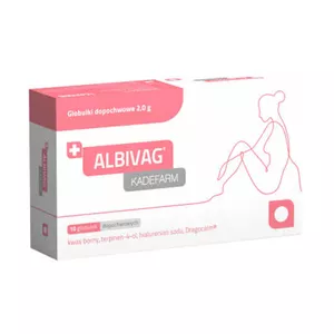 Albivag Kadefarm - globulki dopochwowe, 10 sztuk