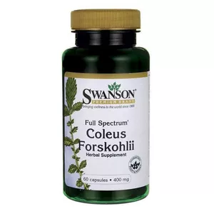 Swanson Full Spectrum Coleus Forskohlii - pokrzywa indyjska, kapsułki, 60 sztuk