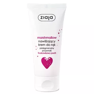 ziaja marshmallow - nawilżający krem do rąk, truskawkowy puch, 50 ml