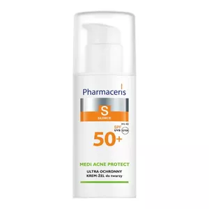 Pharmaceris S MEDI ACNE PROTECT - krem ochronny, skóra trądzikowa, mieszana i tłusta, SPF50+, 50 ml