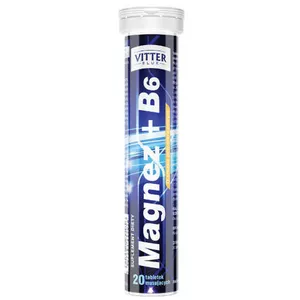 Vitter Blue Magnez + B6, 20 tabletek musujących
