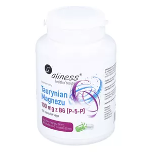 Aliness Taurynian Magnezu 100 mg z B6 (P-5-P), 100 kapsułek