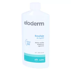 ELODERM - emulsja do kąpieli, skóra sucha, atopowa, egzema, 400 ml