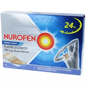 Nurofen Mięśnie i Stawy 200 mg, 4 plastry lecznicze