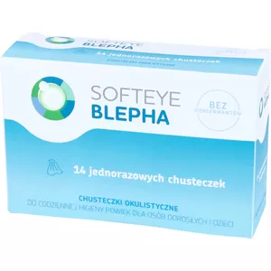 SOFTEYE BLEPHA - chusteczki okulistyczne, 14 sztuk