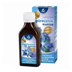 OleoVitum - Ogórecznik, olej z ogórecznika, 100 ml