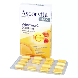 Ascorvita Max, 30 tabletek powlekanych