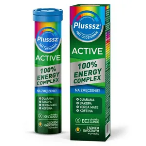 Plusssz Active 100% Energy Complex, 20 tabletek musujących