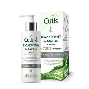 CUTIS Ł - bioaktywny szampon konopny + CBD, 200 ml