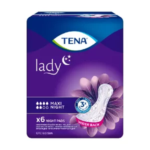 TENA Lady Maxi Night - specjalistyczne podpaski na noc, 6 sztuk