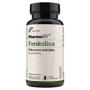 PharmoVit Forskolina, pokrzywa indyjska, 90 kapsułek