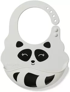 BabyOno - Silikonowy śliniak z regulowanym zapięciem 829/01, 1 sztuka