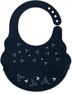 BabyOno - Silikonowy śliniak z regulowanym zapięciem 829/07, 1 sztuka