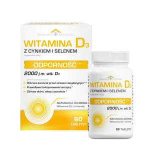 Domowa Apteczka Witamina D3 z cynkiem i selenem, 60 tabletek