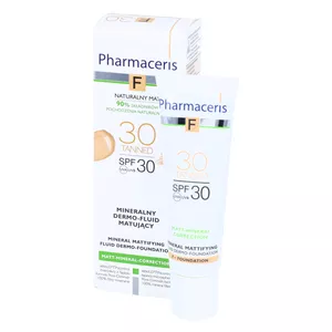 Pharmaceris F - mineralny dermo-fluid matujący SPF 30, 30 TANNED, 30 ml