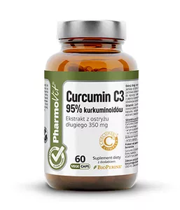 PharmoVit Curcumin C3 , 95% kurkuminoidów, 60 kapsułek