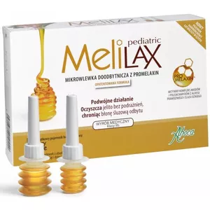 MELILAX Pediatric - mikrowlewka dla dzieci, leczenie zaparć, 6 sztuk