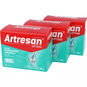 ZESTAW: 3 x Artresan Optima, 90 kapsułek
