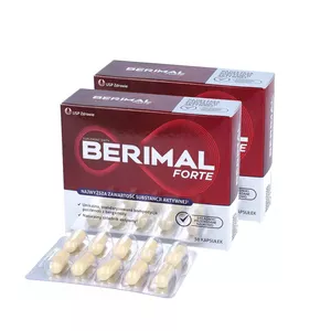 ZESTAW: 2 x Berimal Forte, 30 kapsułek