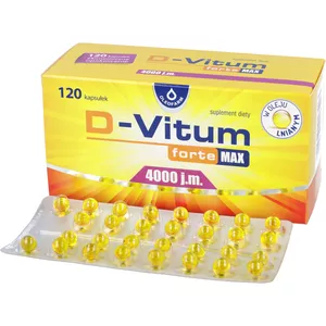 D-Vitum Forte Max 4000 j.m., 120 kapsulek