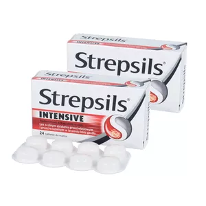 ZESTAW: 2 x Strepsils Intensive 8,75 mg, 24 tabletki