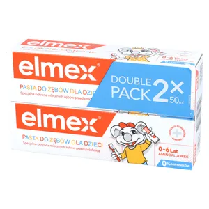 elmex - pasta do zębów dla dzieci, 0-6 lat, 2x50 ml