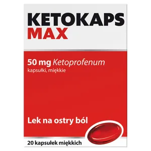 Ketokaps Max 50 mg, 20 kapsułek miękkich
