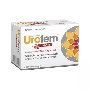 Urofem Żurawina, 60 tabletek